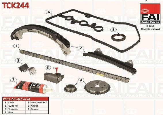 FAI AUTOPARTS Mootori keti komplekt TCK244